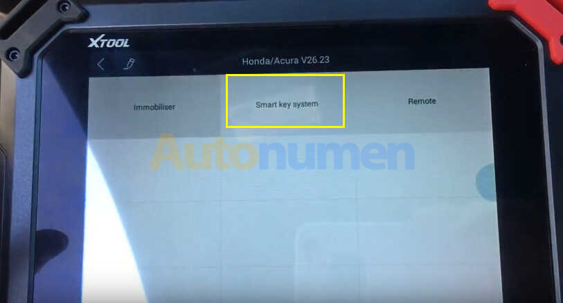 XTOOL X100 PAD2 All Key Lost Programming for Honda Civic 2015 Smart Key-2