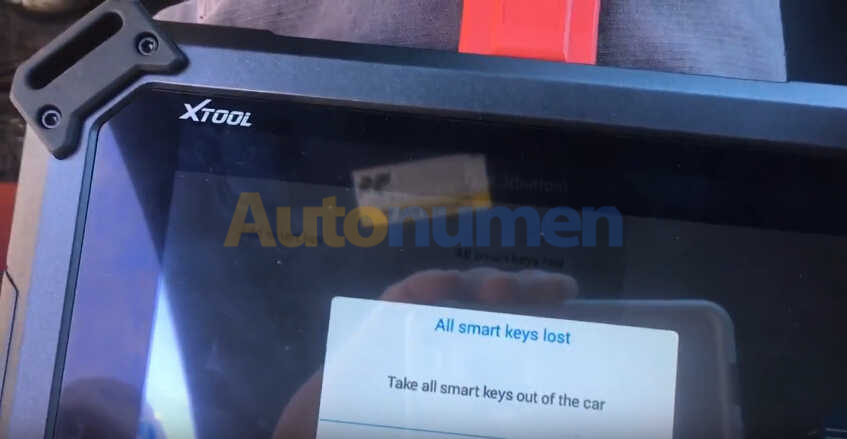 XTOOL X100 PAD2 All Key Lost Programming for Honda Civic 2015 Smart Key-5
