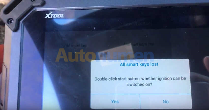 XTOOL X100 PAD2 All Key Lost Programming for Honda Civic 2015 Smart Key-7